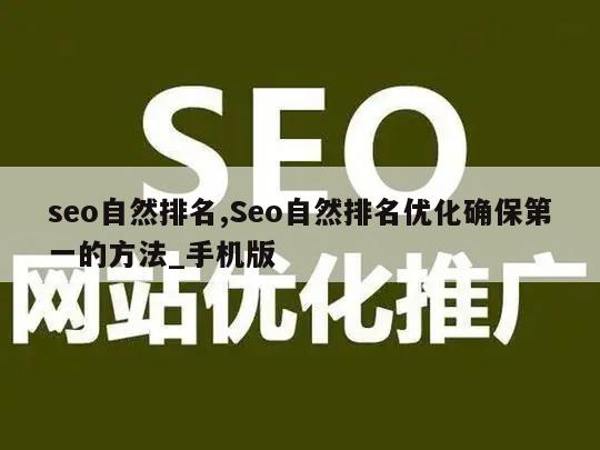 seo自然排名,Seo自然排名优化确保第一的方法_手机版